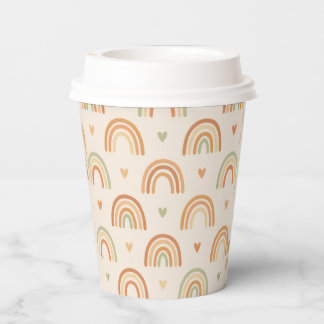 Boho Rainbow Paper Cup