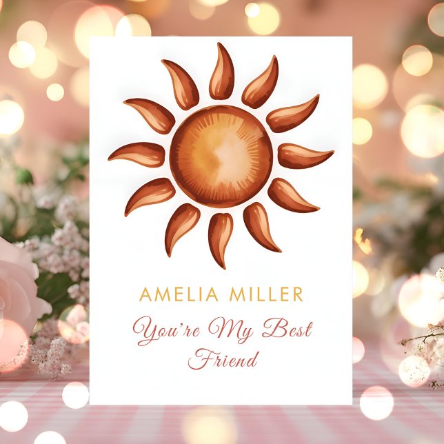 Boho Rainbow Party Card (Creator Uploaded)