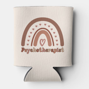 Boho Rainbow Psychotherapist Therapist Can Cooler