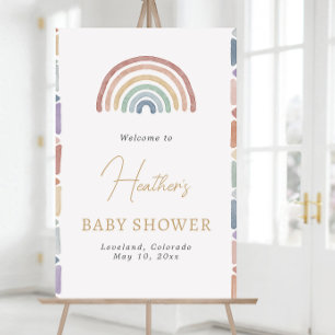 Boho Rainbow Welcome Foam Board