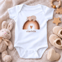 Boho Rainbow with Hippo Monogram 