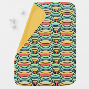 Boho Rainbows  Baby Blanket