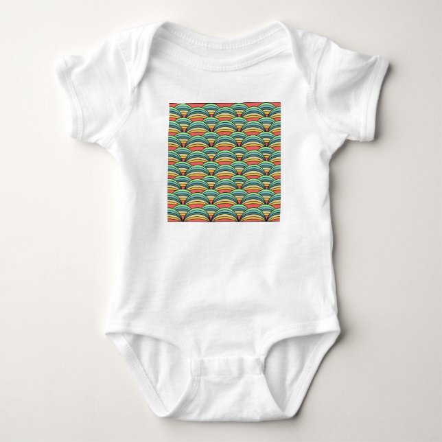 Boho Rainbows  Baby Bodysuit (Front)