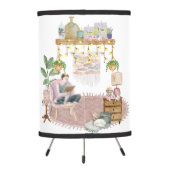 Boho Reading Room Tripod Lamp (Back)
