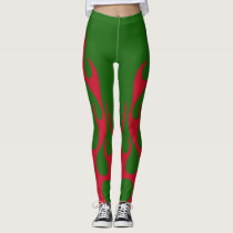 Capri Leggings - Autumn Maple Leaves - Funtastic Activewear