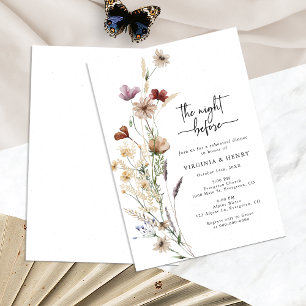 Boho Rehearsal Dinner Invitation