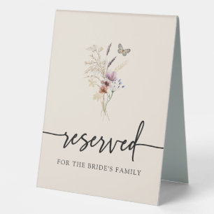 Boho Reserved Sign