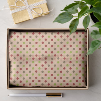 Boho Retro Modern Dot Tissue Paper