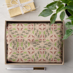 Boho Retro Modern Graphic Tissue Paper
