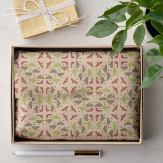 Boho Retro Modern Graphic Tissue Paper