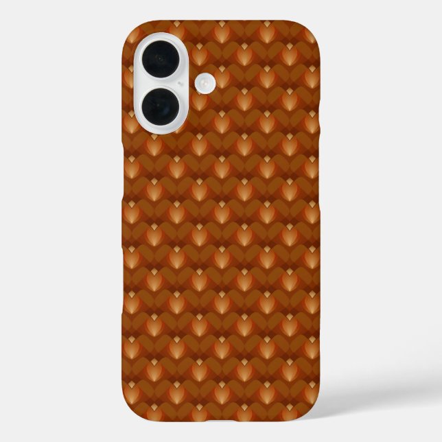 Boho Retro Pattern in 70s Style Case-Mate iPhone Case (Back)