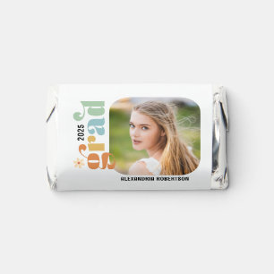 Boho Retro Photo Graduation Party Hershey's Miniatures