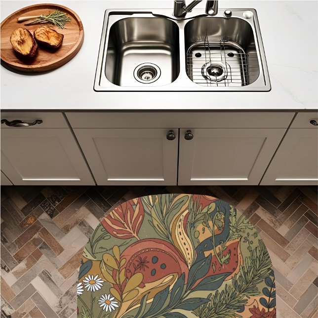 Boho Rhapsody Flipped Half Circle Doormat (Creator Uploaded)