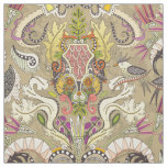 boho rococo bamboo fabric