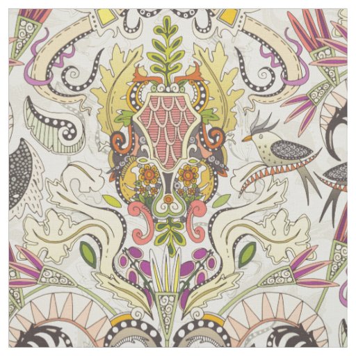 boho rococo pearl fabric