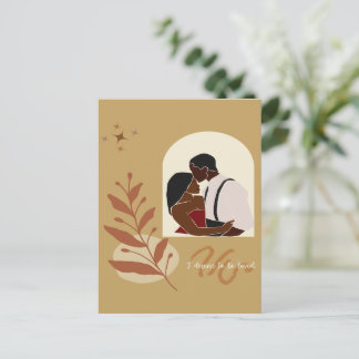 Boho Romance I Deserve To Be Loved Postcard