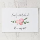 boho romantic watercolor blooming roses wedding