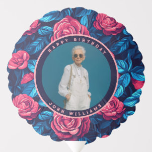 Boho Rose Birthday Balloon For Birthday Vibe