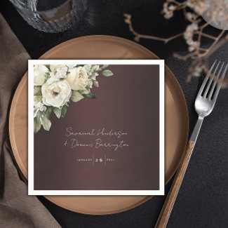 Boho Roses and Elegant Burgundy Wedding
