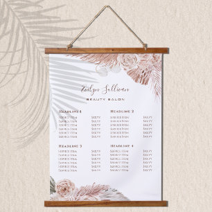 Boho roses price list hanging tapestry