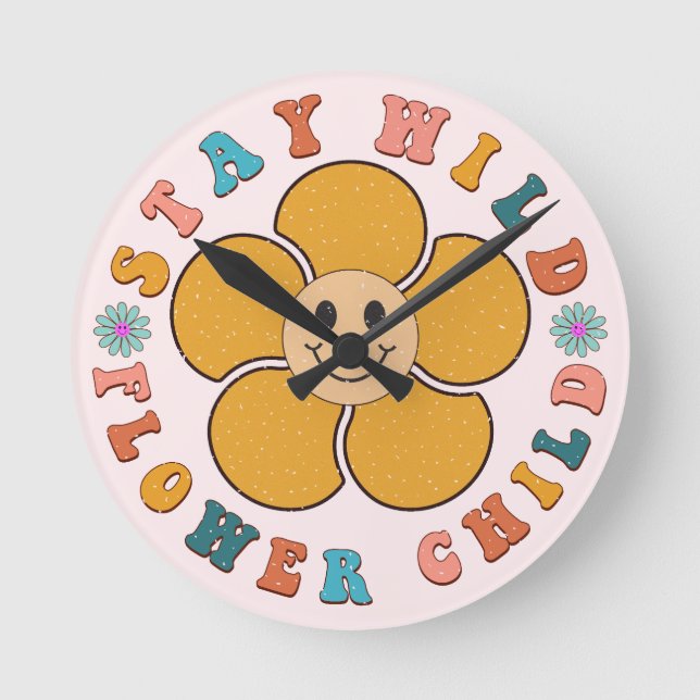 Boho Round Clock (Front)