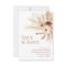 Boho Rust Terracotta Flowers Pampas Save The Date