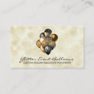 Boho rustic Balloon Decoration Business Card