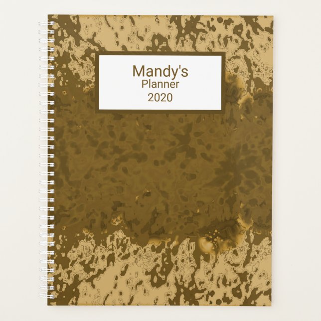 Boho Rustic Design Planner (Front)