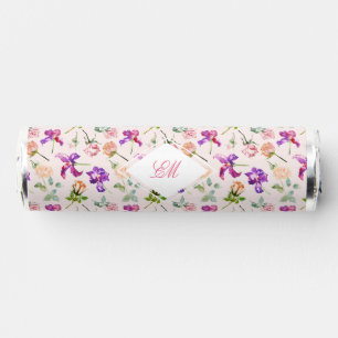 Boho Rustic Garden Little Flowers Monogram Wedding Breath Savers® Mints