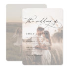 Boho Rustic Overlay Photo Wedding