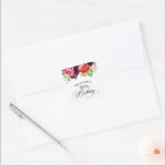 Boho Rustic Watercolor Floral 80th Birthday Party Square Sticker<br><div class="desc">With beautiful rustic boho style, this 80th birthday party sticker has a vibrant color palette in terracotta, deep peach, burgundy red, purple, teal and yellow. The lovely watercolor botanical elements have a nature-inspired organic appeal and make the design pop with style. Elegant calligraphy script spells out the word "Birthday" with...</div>