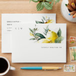 Boho Rustic Watercolor Yellow Lemon Garden Wedding Envelope<br><div class="desc">Boho Watercolor Yellow Lemon Garden Theme Collection.- it's an elegant script watercolor Illustration of boho yellow lemon bunch perfect for your summer spring and country boho wedding & parties. It’s very easy to customize, with your personal details. If you need any other matching product or customization, kindly message via Zazzle....</div>