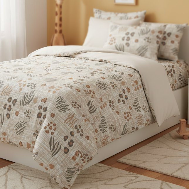 Boho Safari Animal Prints Weave ID1274 Duvet Cover (Creator Uploaded)