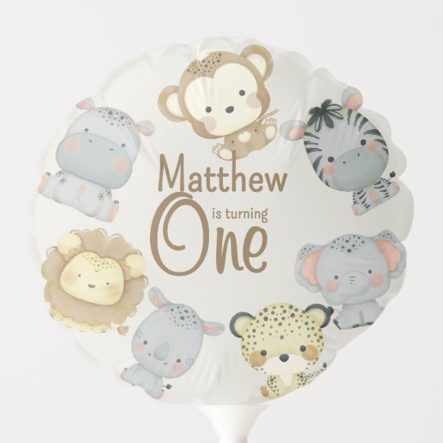 Boho Safari Ballon Balloon (Front)