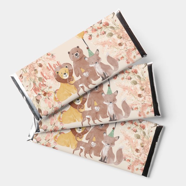 Boho Safari Pampas Grass Candy Wrapper Label Hershey Bar Favors (Creator Uploaded)