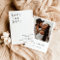 Boho Save the Date, Photo Minimalist Save the Date