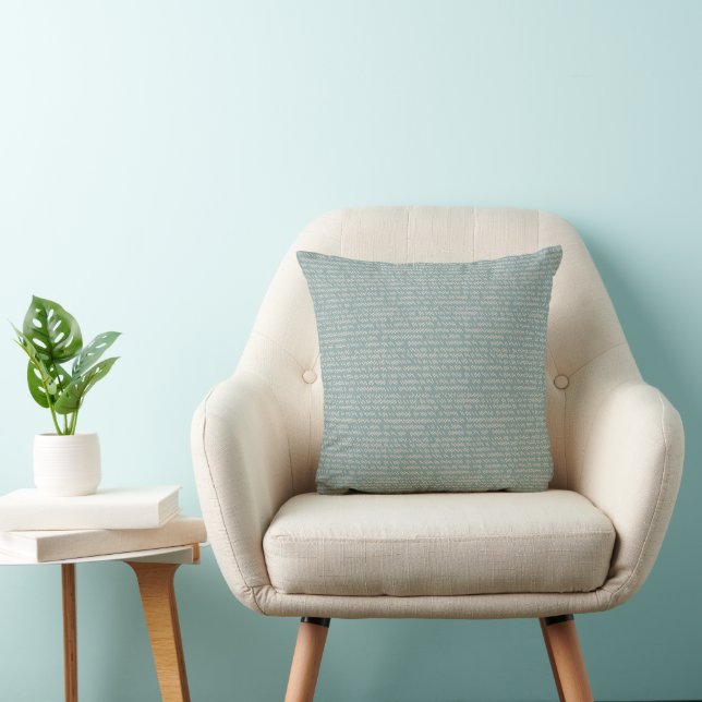 Boho Scratch Decorative Cojin Throw Pillow (Chair)