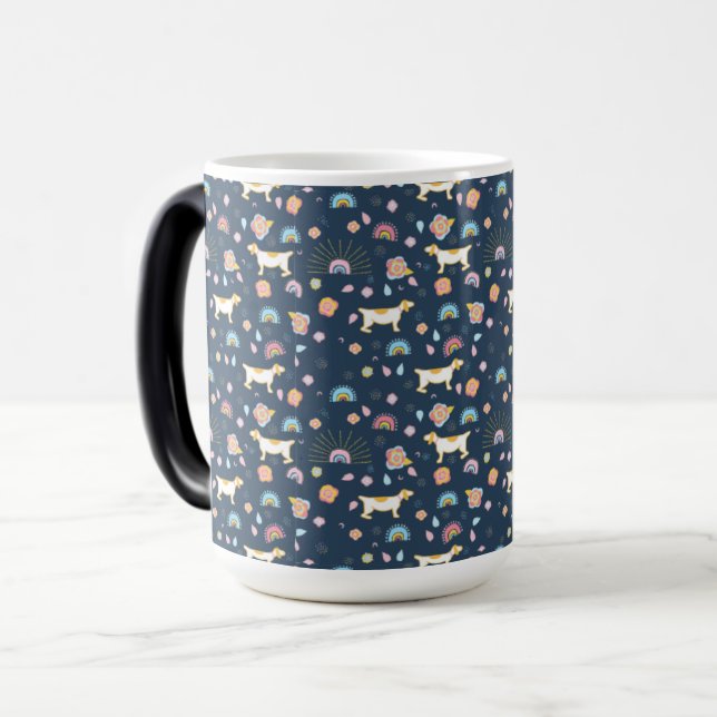 boho seamless abstract pattern mugs (Front Left)
