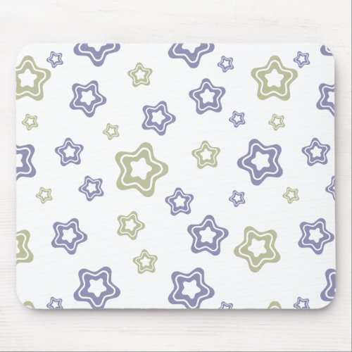 Boho Seamless Star Pattern  Mouse Pad