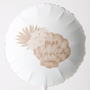 Boho Seashell Baby Shower Balloon