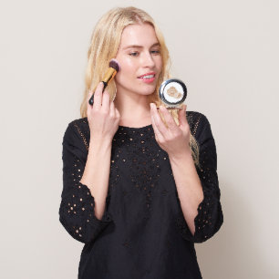 Boho Seashell Baby Shower Compact Mirror