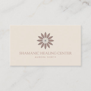 Boho Shamanic Healing Custom Name Business Card