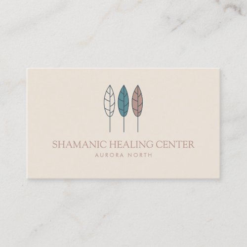 Boho Shamanic Healing Custom Name Business Card