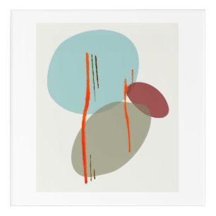 Boho Shapes Acrylic Print