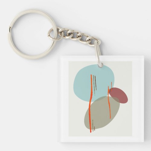 Boho Shapes Keychain