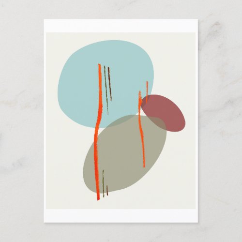 Boho Shapes Postcard