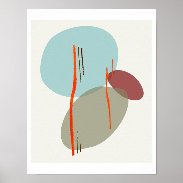 Boho Shapes Poster (Front)