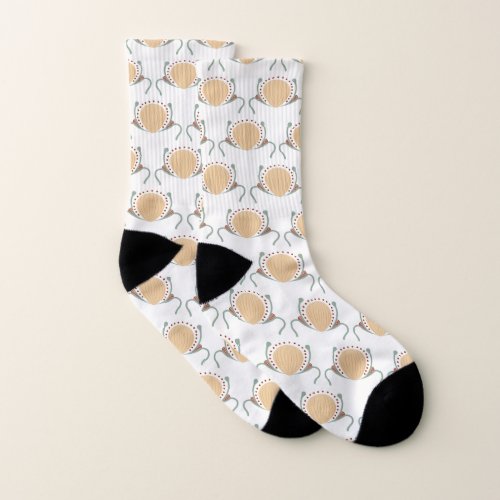 Boho Shell Pattern Socks