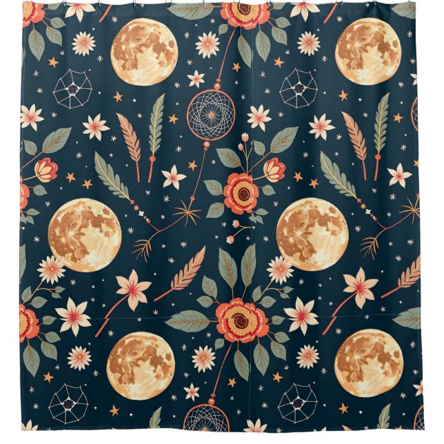 Boho Shower Curtain  (Front)