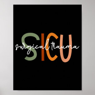 Boho SICU Surgical Trauma Intensive Care Nurse Poster